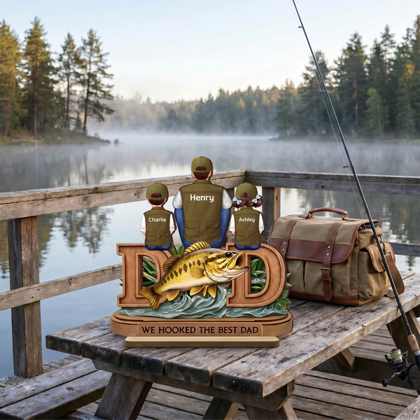 Family Fishing Memory Plaque
